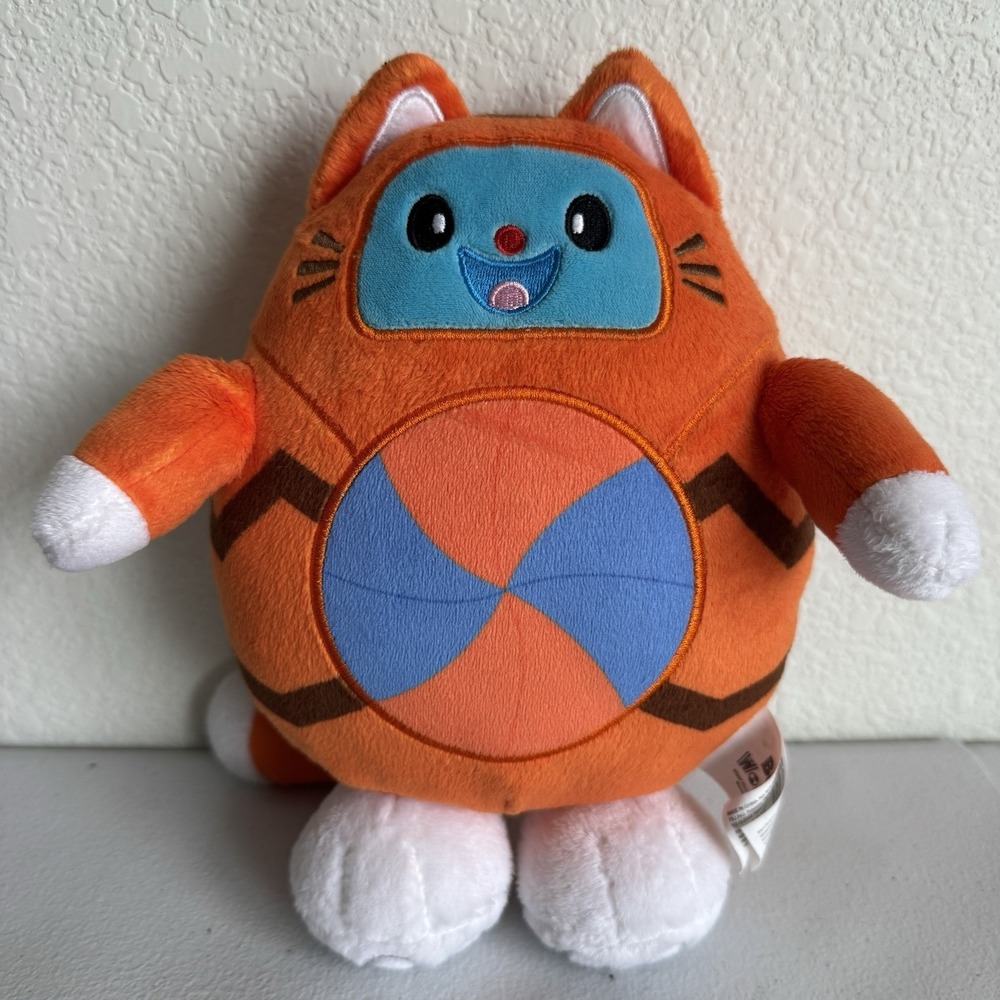 Jazwares Blippi Wonders TABBS Plush Orange Robot Cat Stuffed Animal Toy 2022